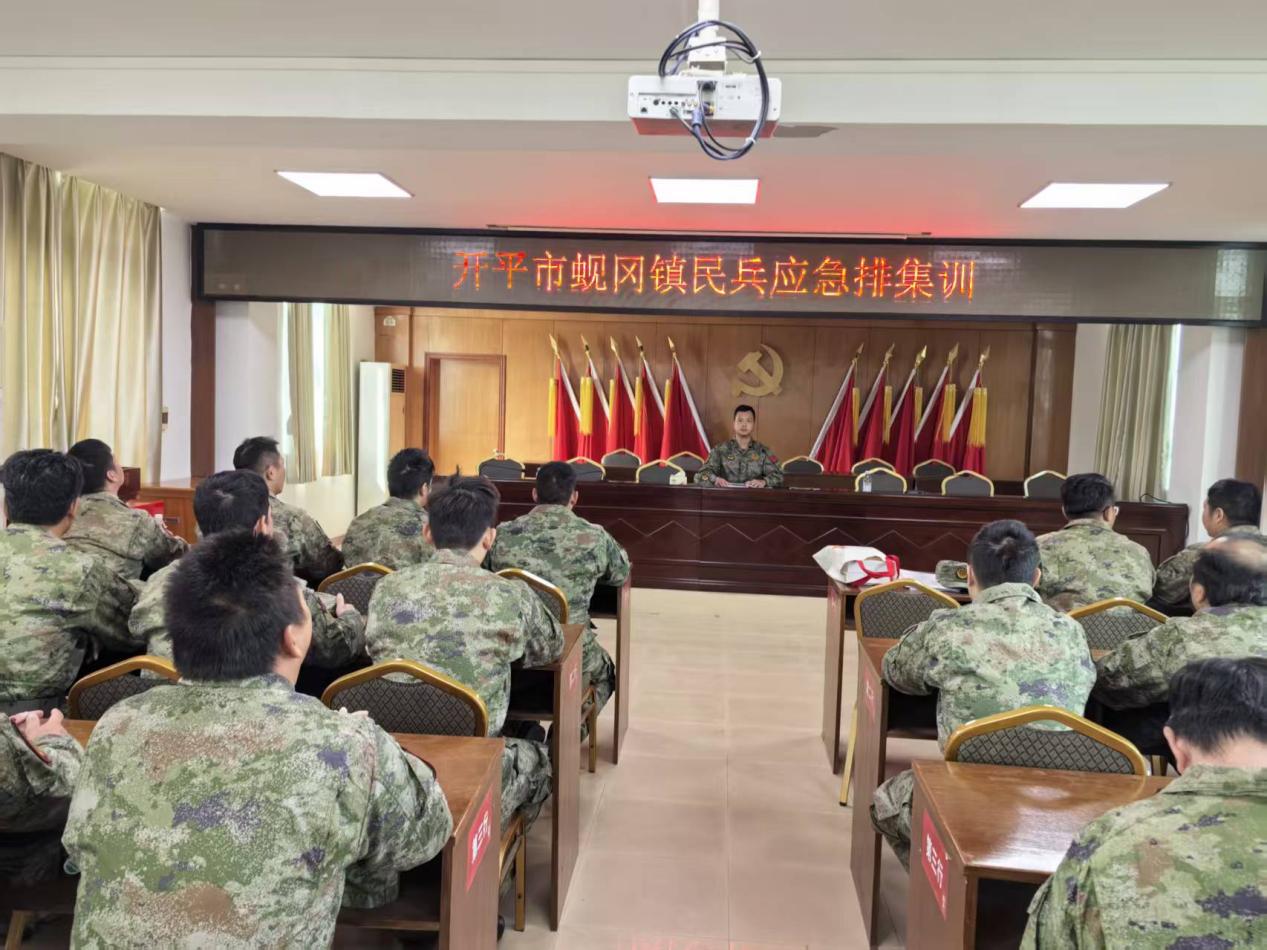 淬火砺刃锻精兵，实战实训显担当——蚬冈镇开展2025年民兵应急排集训