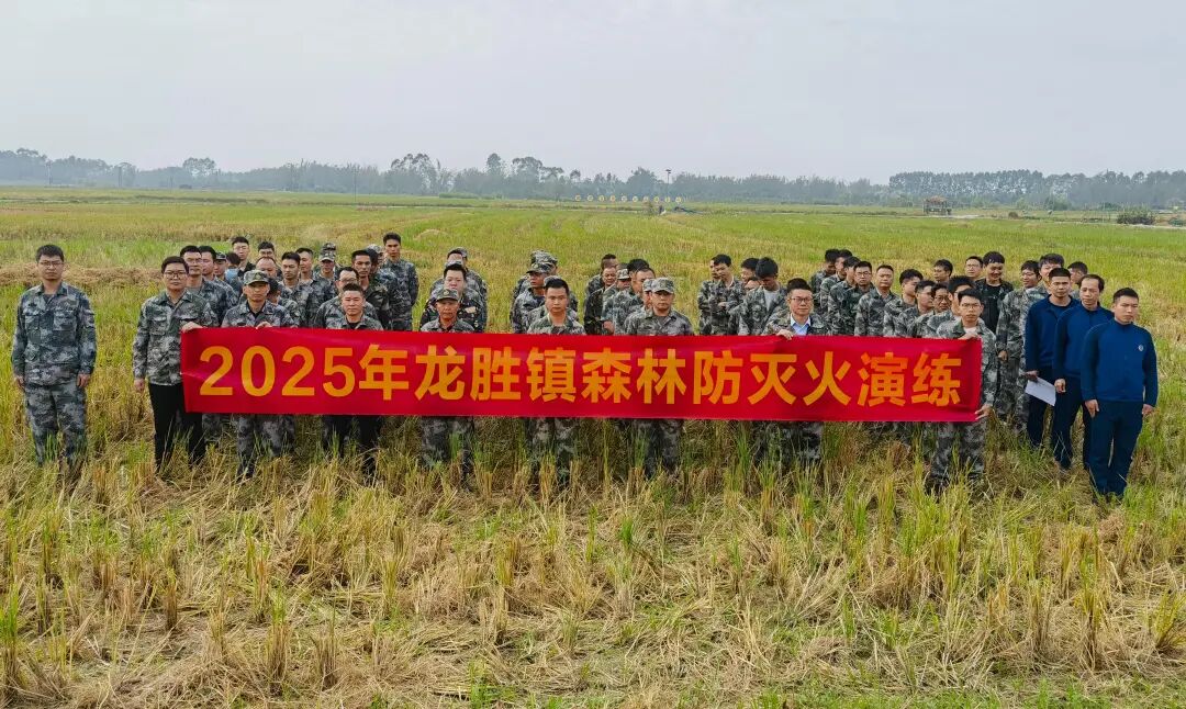 以“演”备战，防患未“燃”！龙胜镇组织开展冬季森林防火应急演练